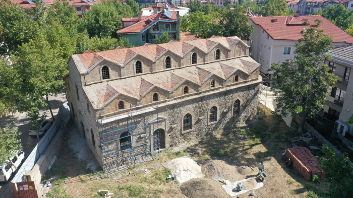 Aya Baniya Kilisesi’nde restorasyon çalışmaları sürüyor