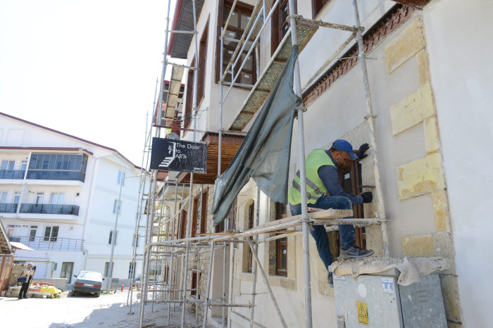 Isparta Damgacı Sokak’ta 5 evin restorasyonunda sona yaklaşıldı