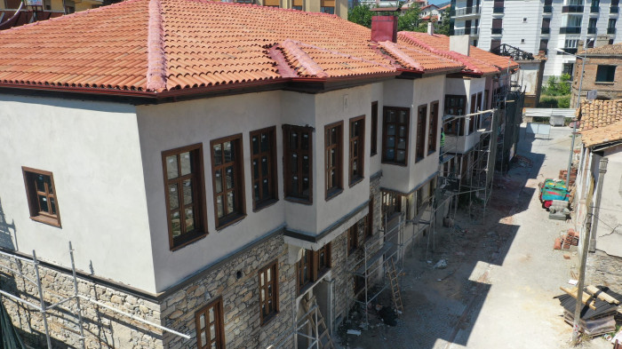 Isparta Damgacı Sokak’ta 5 evin restorasyonunda sona yaklaşıldı