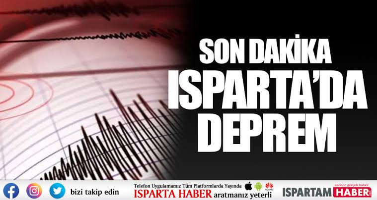 Isparta Depremle sallandı 