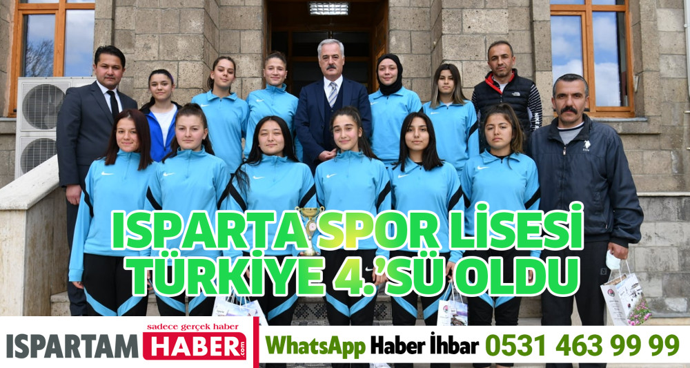 Isparta Spor Lisesi Türkiye 4.’sü oldu