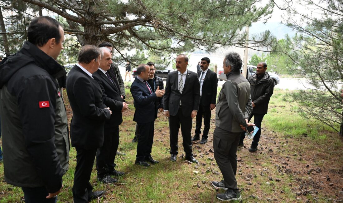 Isparta Valisi Abdullah Erin, Gölcük Tabiat Parkı'nda yapımına başlanılan Orman