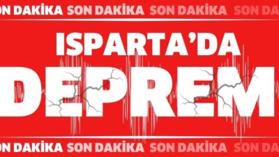 Isparta'da gece saat 02.17 sıralarında deprem meydana geldi.
