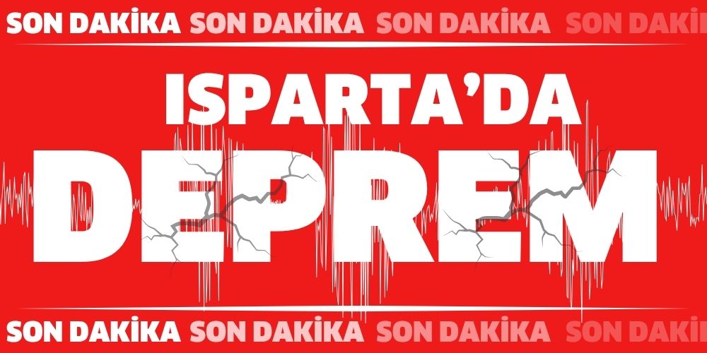 Isparta'da gece saat 02.17 sıralarında deprem meydana geldi.