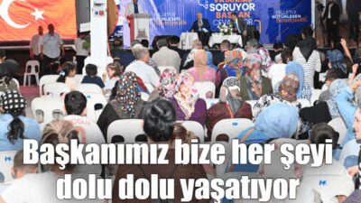 Isparta Belediye Başkanı Şükrü Başdeğirmen, ‘Milletle Bütünleşen Belediyecilik’ ilkesi kapsamında