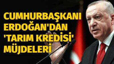 Bu yıl 4’üncüsü düzenlenen Tarım Ekosistemi Buluşması’nda konuşan Cumhurbaşkanı Erdoğan,