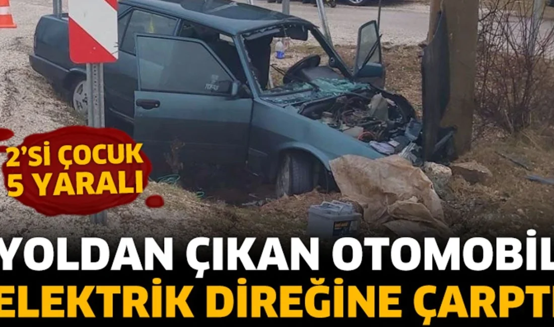 Isparta’nın Eğirdir ilçesinde otomobil sürücüsünün direksiyon hakimiyetini kaybetmesi sonucu meydana